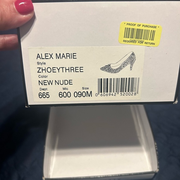 Alex Marie Sparkling Tan Heels - Picture 6 of 6